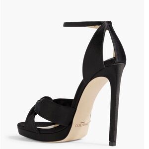 JIMMY CHOO
Rosie 120 knotted satin sandals